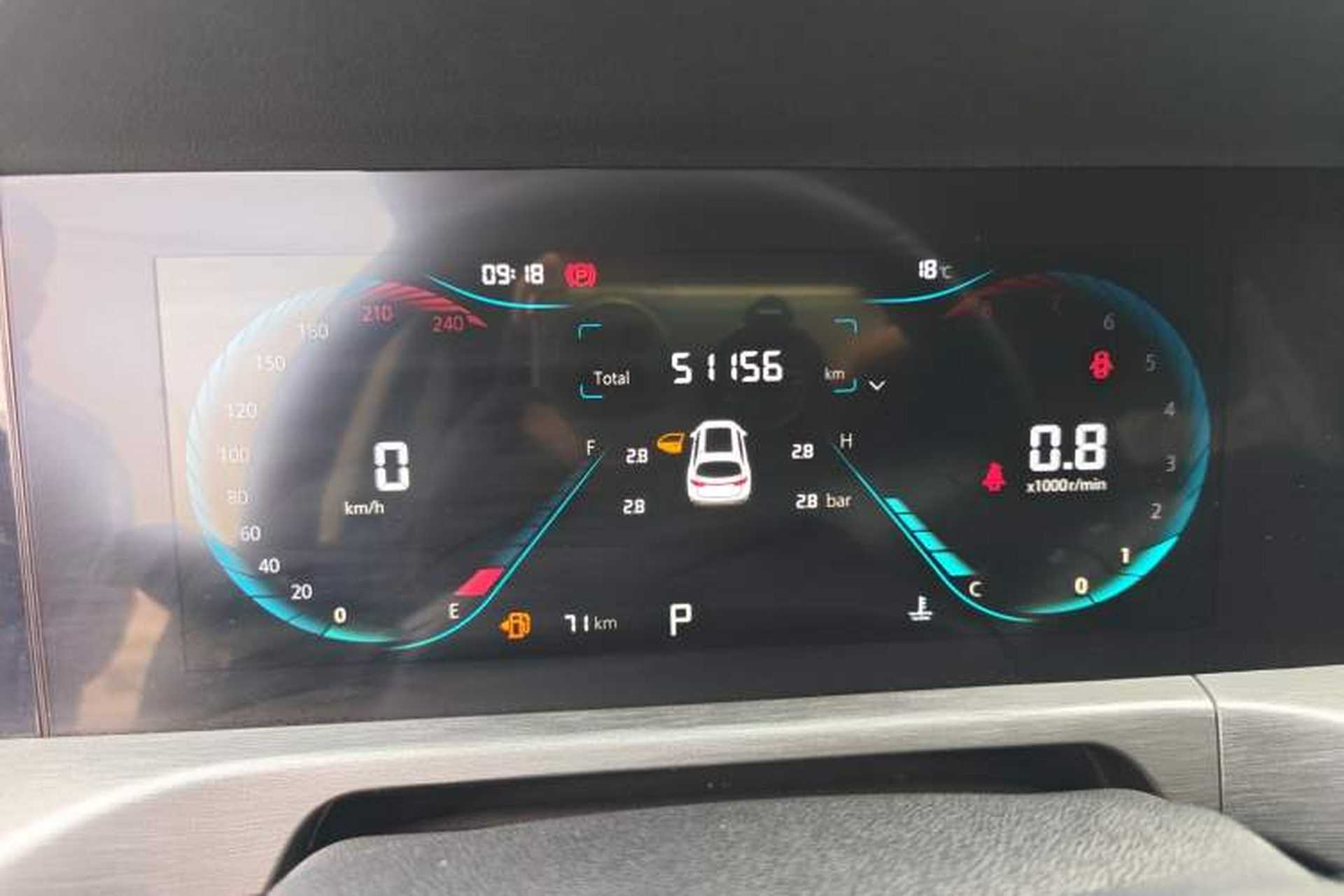 Used CHANGAN CS35PLUS 2021 Blue Whale NE 1.4T DCT Luxury Model Instrument Cluster