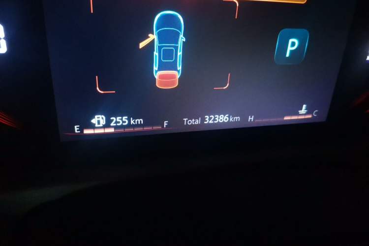 Used CHANGAN CS35PLUS 2021 Blue Whale NE 1.4T DCT Prestige Model Odometer Close Up