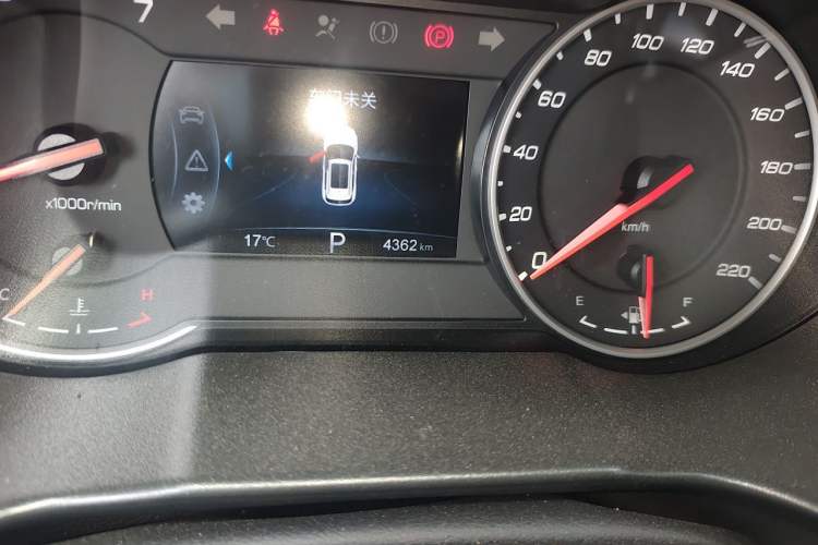 Used CHANGAN CS35PLUS 2021 Honor Million Edition 1.6L CVT Elite Model Odometer Close Up