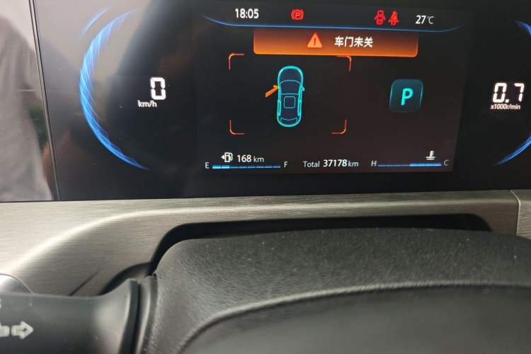 Used CHANGAN CS35PLUS 2021 Blue Whale NE 1.4T DCT Prestige Model Odometer Close Up