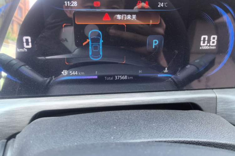 Used CHANGAN CS35PLUS 2021 Blue Whale NE 1.4T DCT Prestige Model Odometer Close Up
