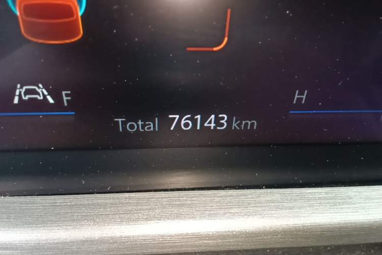 Used CHANGAN CS35PLUS 2021 Blue Whale NE 1.4T DCT Navigation Model Odometer Close Up