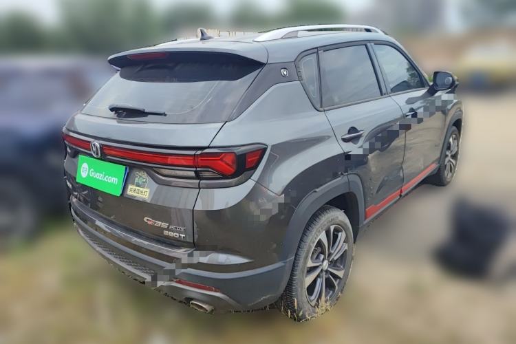 Used CHANGAN CS35PLUS 2021 Revised Version Blue Whale NE 1.4T DCT Luxury Edition Rear Right 45 Deg