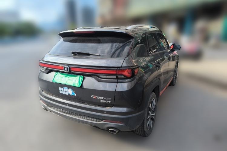 Used CHANGAN CS35PLUS 2021 Revised Version Blue Whale NE 1.4T DCT Luxury Edition Rear Right 45 Deg