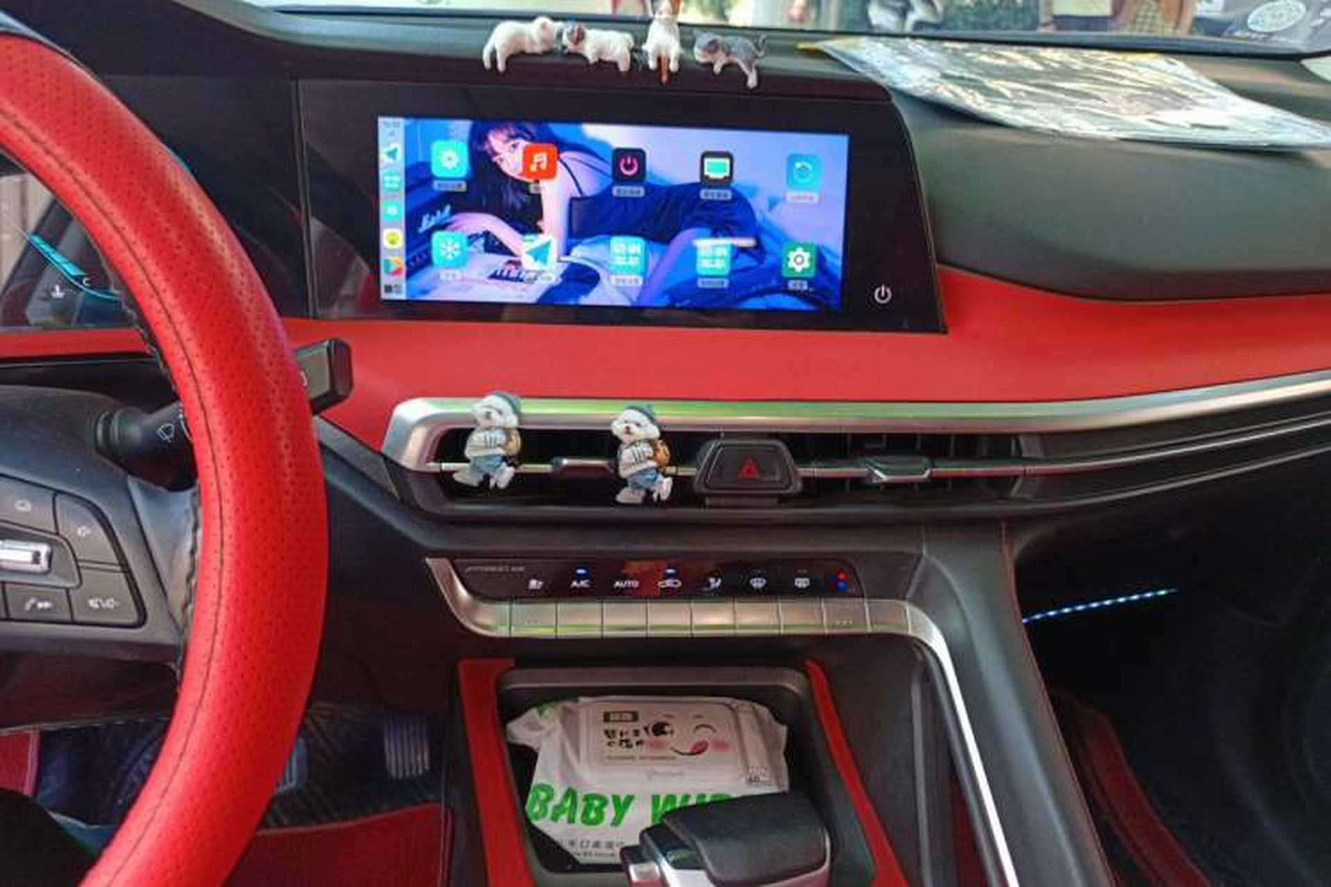 Used CHANGAN CS35PLUS 2021 Revised Version Blue Whale NE 1.4T DCT Luxury Edition Audio And AC Panel