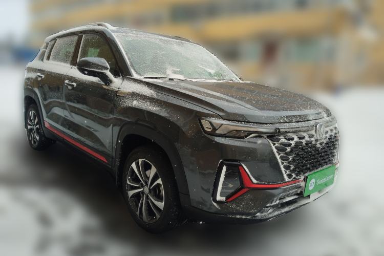 Used CHANGAN CS35PLUS 2021 Revised Version Blue Whale NE 1.4T DCT Luxury Edition Front Right 45 Deg