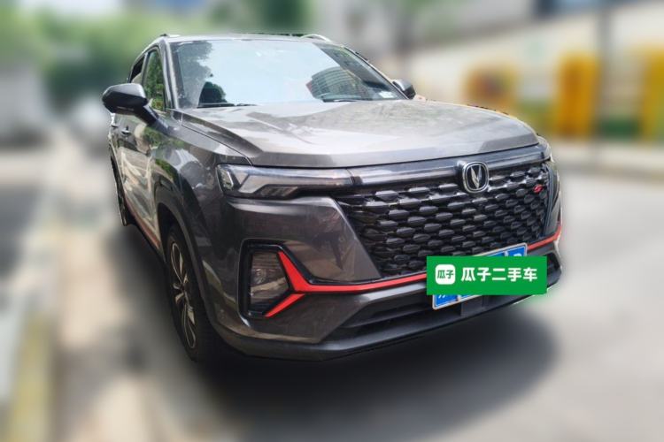 Used CHANGAN CS35PLUS 2021 Revised Version Blue Whale NE 1.4T DCT Luxury Edition Front Right 45 Deg