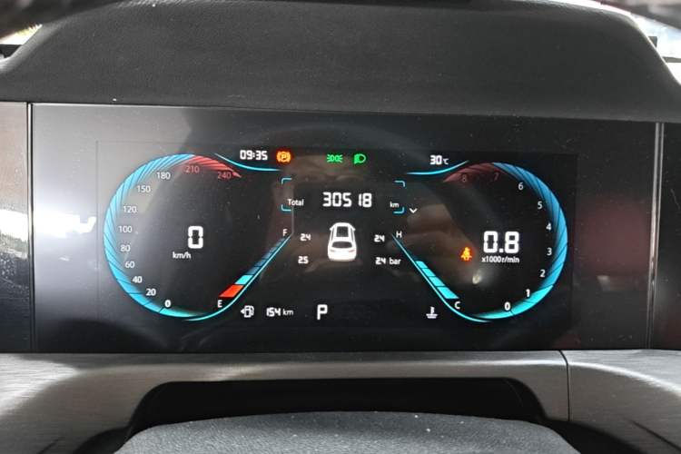 Used CHANGAN CS35PLUS 2021 Blue Whale NE 1.4T DCT Luxury Model Instrument Cluster