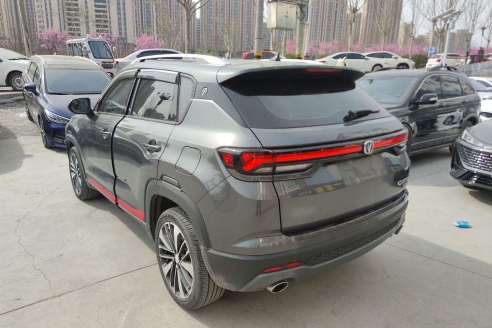 Used CHANGAN CS35PLUS 2021 Blue Whale NE 1.4T DCT Prestige Model Rear Left 45 Deg