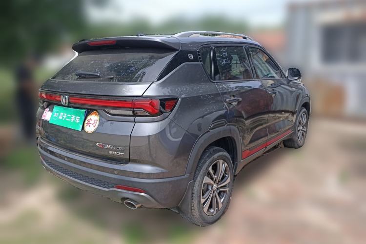 Used CHANGAN CS35PLUS 2021 Revised Version Blue Whale NE 1.4T DCT Luxury Edition Rear Right 45 Deg