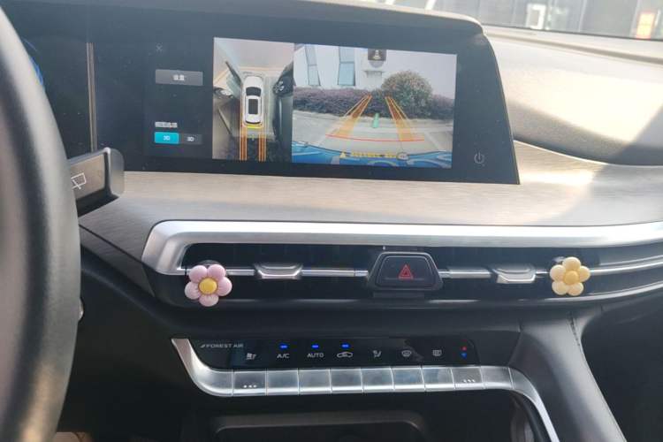 Used CHANGAN CS35PLUS 2021 Blue Whale NE 1.4T DCT Prestige Model Audio And AC Panel