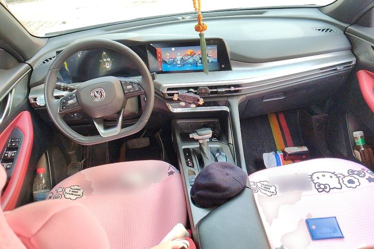 Used CHANGAN CS35PLUS 2021 Blue Whale NE 1.4T DCT Luxury Model Center Console