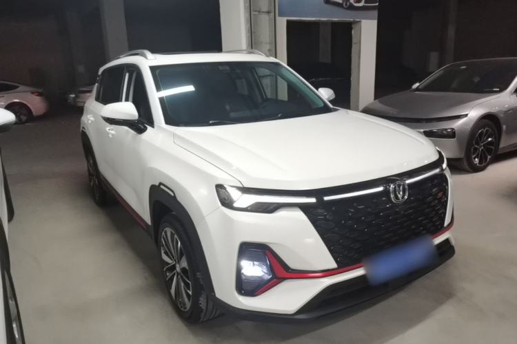 Used CHANGAN CS35PLUS 2021 Blue Whale NE 1.4T DCT Prestige Model Front Right 45 Deg