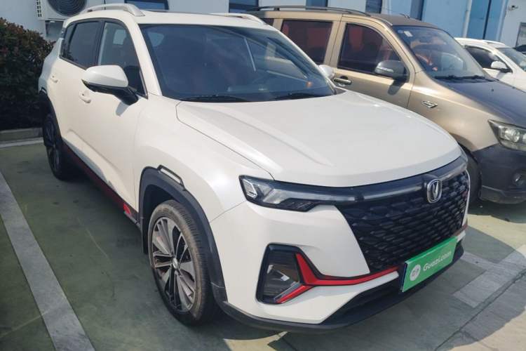Used CHANGAN CS35PLUS 2021 Blue Whale NE 1.4T DCT Prestige Model Front Right 45 Deg