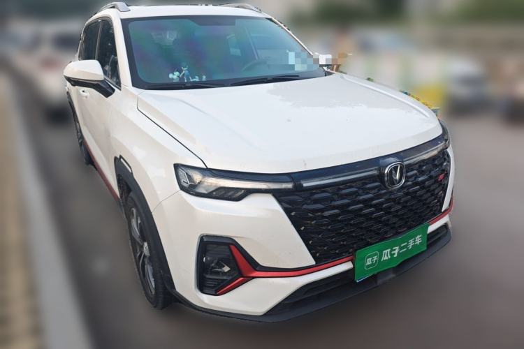 Used CHANGAN CS35PLUS 2021 Blue Whale NE 1.4T DCT Luxury Model Front Right 45 Deg