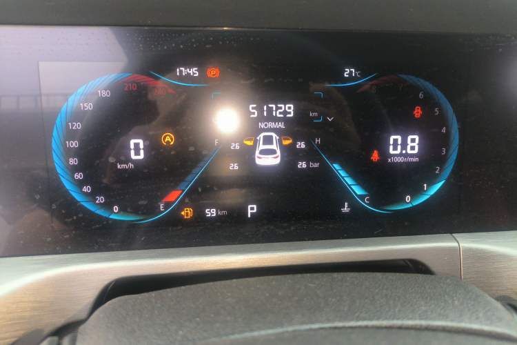 Used CHANGAN CS35PLUS 2021 Revised Version Blue Whale NE 1.4T DCT Luxury Edition Instrument Cluster