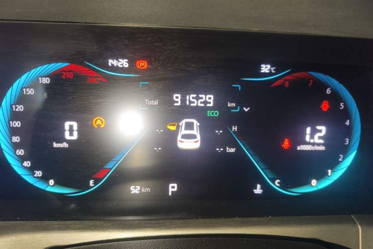 Used CHANGAN CS35PLUS 2021 Revised Version Blue Whale NE 1.4T DCT Luxury Edition Instrument Cluster