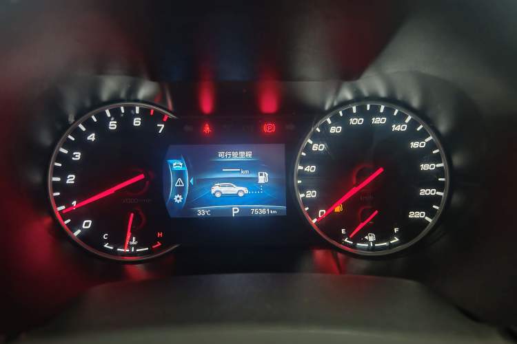 Used CHANGAN CS35PLUS 2021 Honor Million Edition 1.6L CVT Elite Model Instrument Cluster