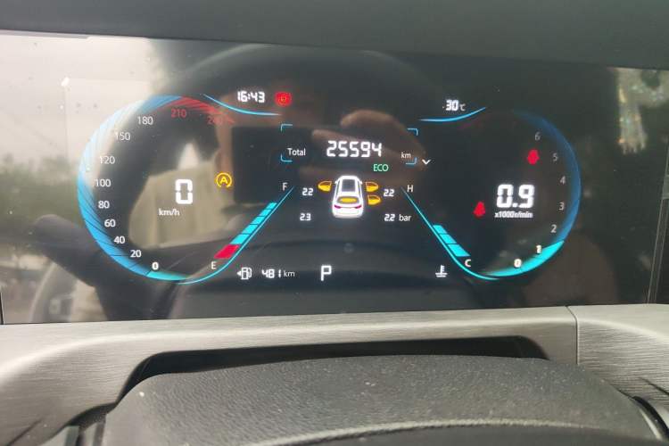 Used CHANGAN CS35PLUS 2021 Revised Version Blue Whale NE 1.4T DCT Luxury Edition Instrument Cluster