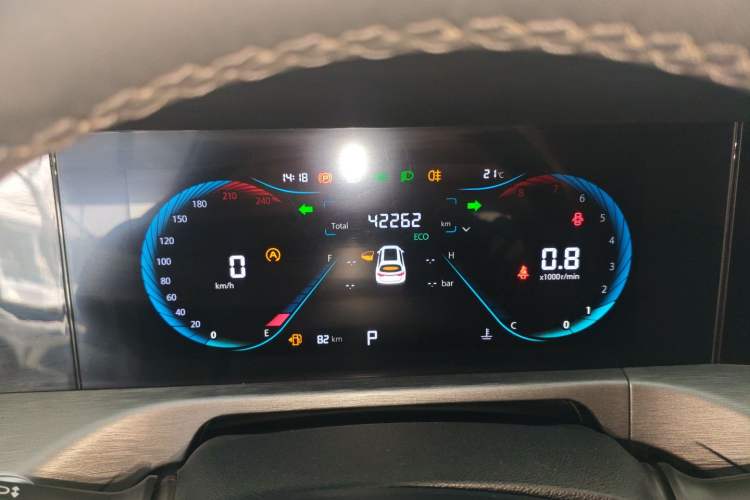 Used CHANGAN CS35PLUS 2021 Revised Version Blue Whale NE 1.4T DCT Luxury Edition Instrument Cluster