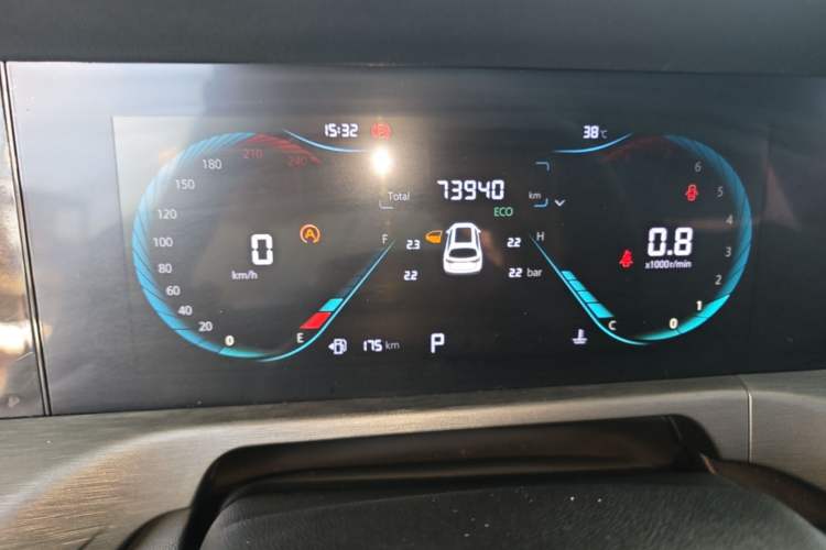 Used CHANGAN CS35PLUS 2021 Revised Version Blue Whale NE 1.4T DCT Luxury Edition Instrument Cluster