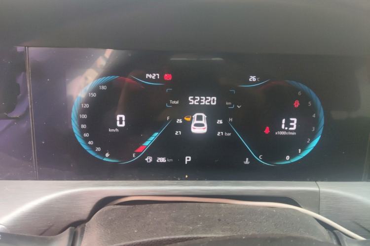 Used CHANGAN CS35PLUS 2021 Revised Version Blue Whale NE 1.4T DCT Luxury Edition Instrument Cluster