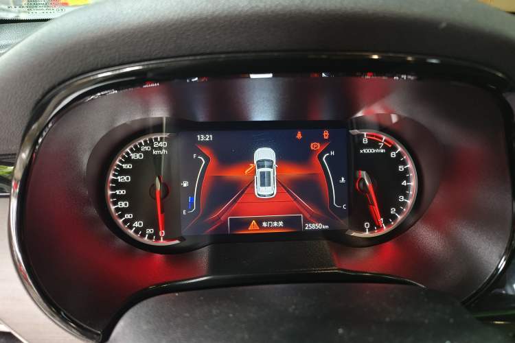 Used CHANGAN CS35PLUS 2021 Honor Million Edition 1.6L CVT Luxury Model Odometer Close Up