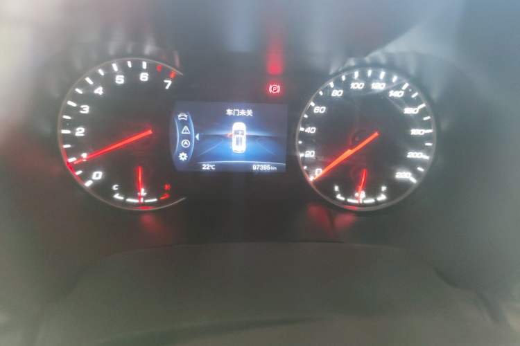 Used CHANGAN CS35PLUS 2021 Honor Million Edition 1.6L Manual Luxury Model Odometer Close Up