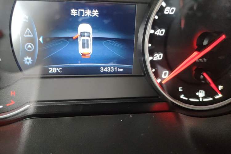 Used CHANGAN CS35PLUS 2021 Honor Million Edition 1.6L Manual Luxury Model Odometer Close Up
