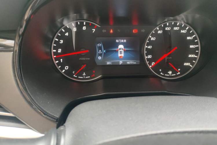 Used CHANGAN CS35PLUS 2021 Honor Million Edition 1.6L CVT Elite Model Odometer Close Up