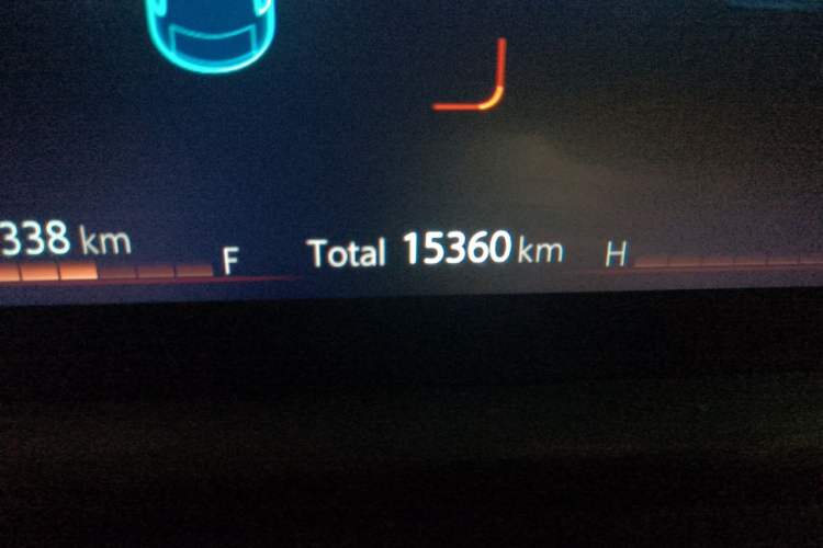 Used CHANGAN CS35PLUS 2021 Blue Whale NE 1.4T DCT Prestige Model Odometer Close Up