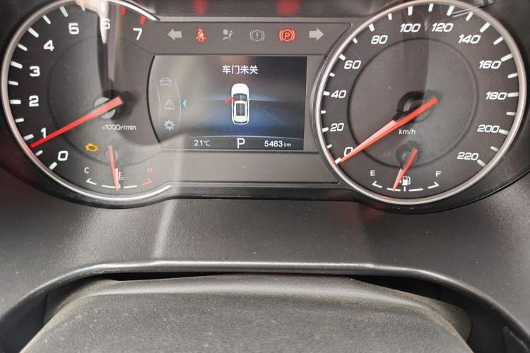 Used CHANGAN CS35PLUS 2021 Honor Million Edition 1.6L CVT Elite Model Odometer Close Up