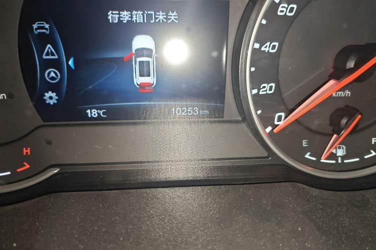 Used CHANGAN CS35PLUS 2021 Honor Million Edition 1.6L Manual Luxury Model Odometer Close Up