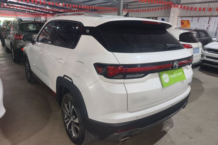 Used CHANGAN CS35PLUS 2021 Revised Version Blue Whale NE 1.4T DCT Luxury Edition Rear Left 45 Deg