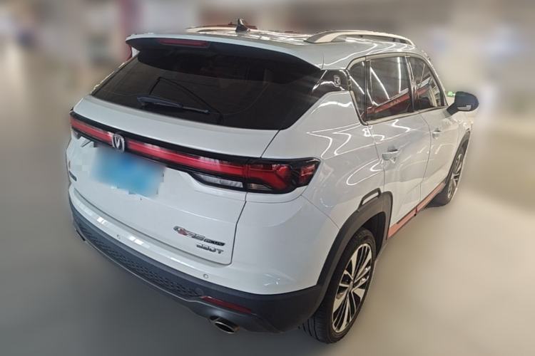 Used CHANGAN CS35PLUS 2021 Revised Version Blue Whale NE 1.4T DCT Prestige Edition Rear Right 45 Deg