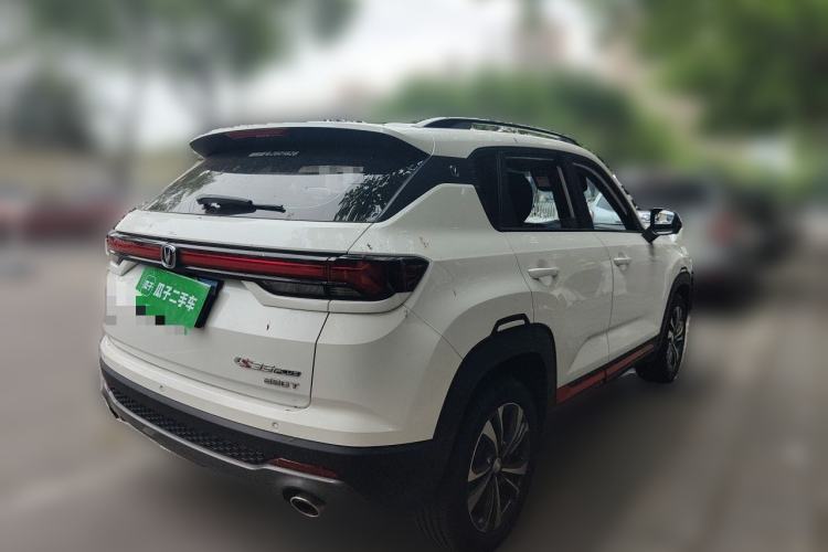 Used CHANGAN CS35PLUS 2021 Revised Version Blue Whale NE 1.4T DCT Luxury Edition Rear Right 45 Deg