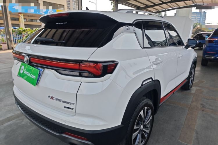 Used CHANGAN CS35PLUS 2021 Revised Version Blue Whale NE 1.4T DCT Luxury Edition Rear Right 45 Deg