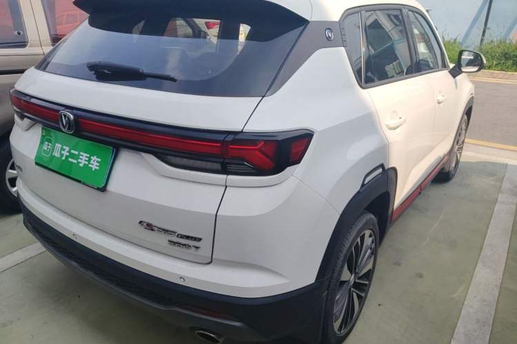 Used CHANGAN CS35PLUS 2021 Blue Whale NE 1.4T DCT Prestige Model Rear Right 45 Deg