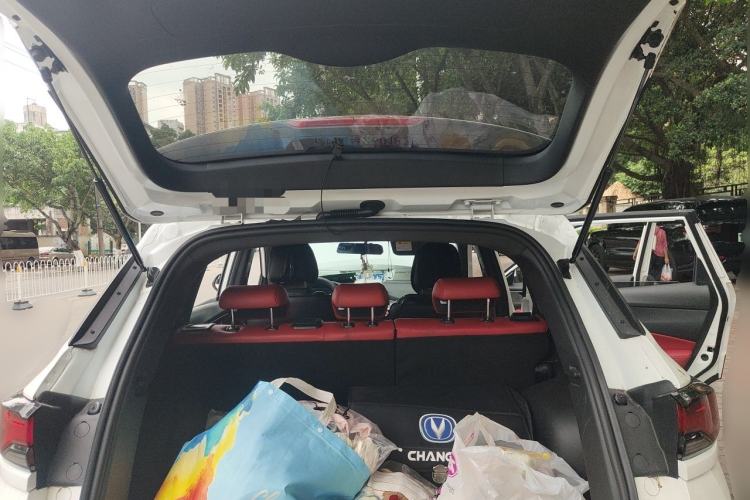 Used CHANGAN CS35PLUS 2021 Revised Version Blue Whale NE 1.4T DCT Luxury Edition Trunk