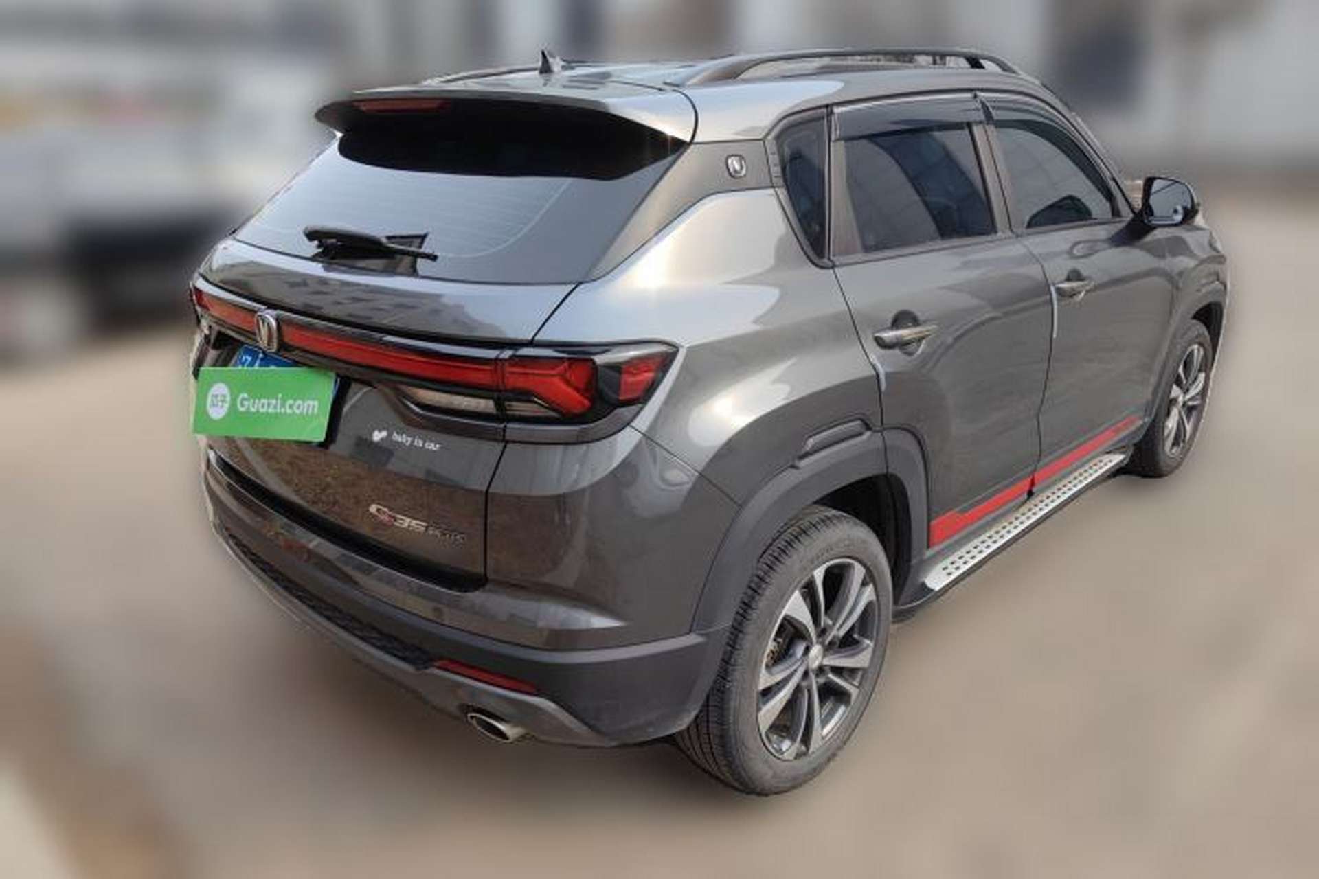 Used CHANGAN CS35PLUS 2022 Blue Whale NE 1.4T DCT Luxury Model Rear Right 45 Deg