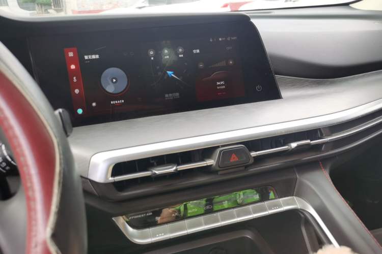 Used CHANGAN CS35PLUS 2022 Blue Whale NE 1.4T DCT Luxury Model Audio And AC Panel