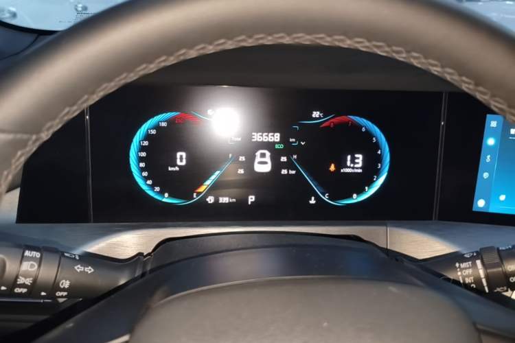 Used CHANGAN CS35PLUS 2022 Blue Whale NE 1.4T DCT Luxury Model Instrument Cluster