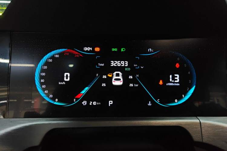 Used CHANGAN CS35PLUS 2022 Blue Whale NE 1.4T DCT Luxury Model Instrument Cluster