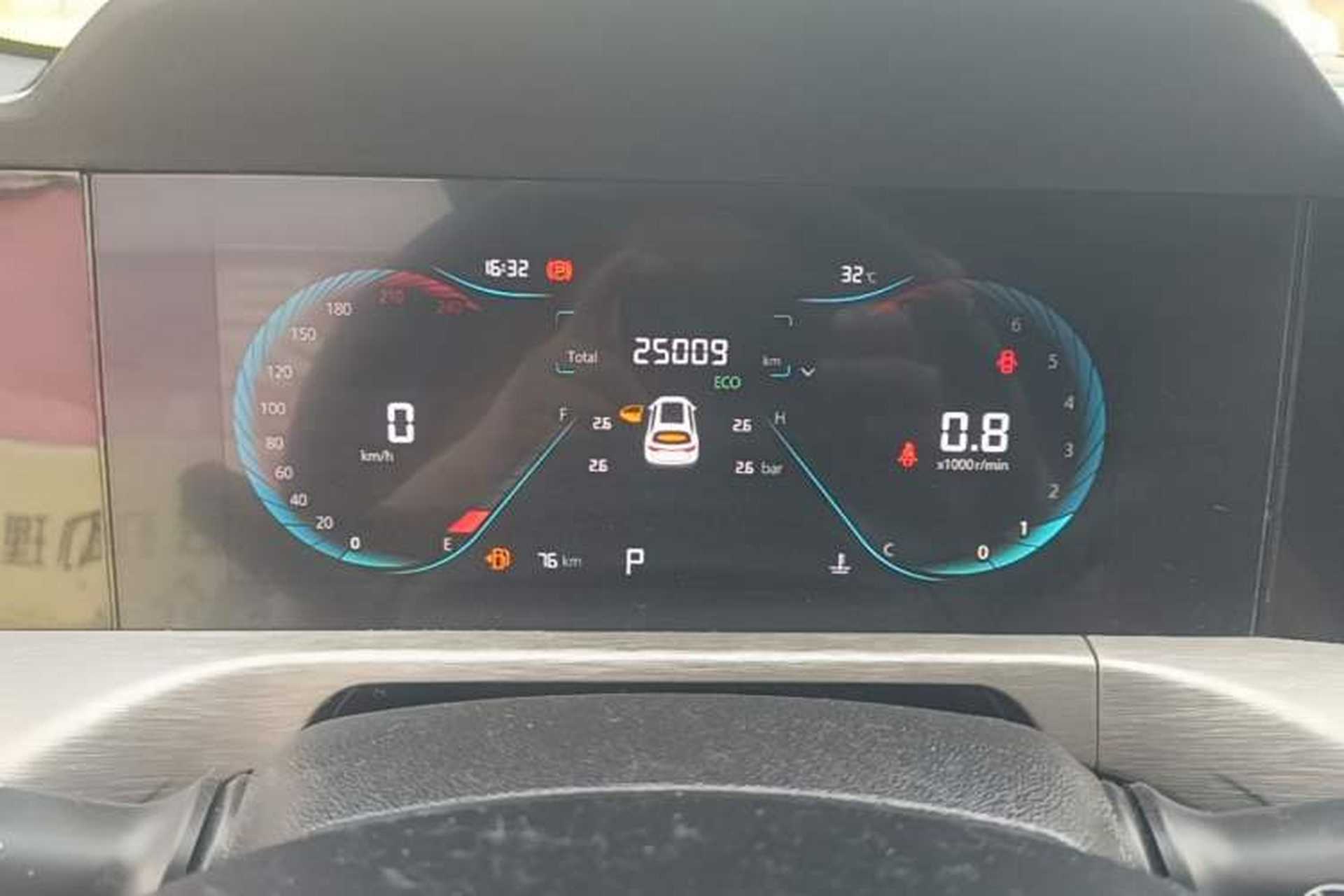 Used CHANGAN CS35PLUS 2022 Blue Whale NE 1.4T DCT Luxury Model Instrument Cluster