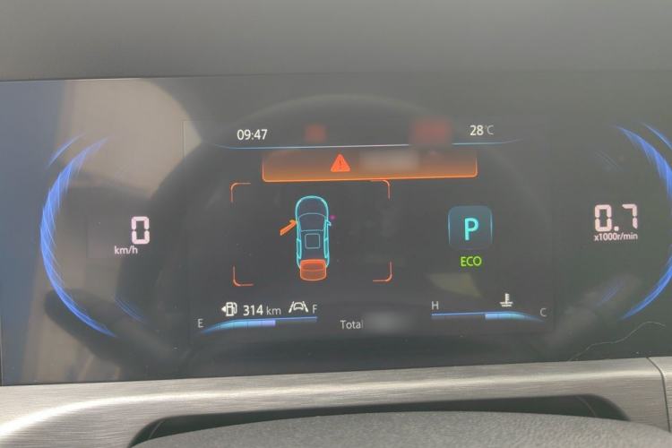 Used CHANGAN CS35PLUS 2022 Blue Whale NE 1.4T DCT Prestige Model Instrument Cluster