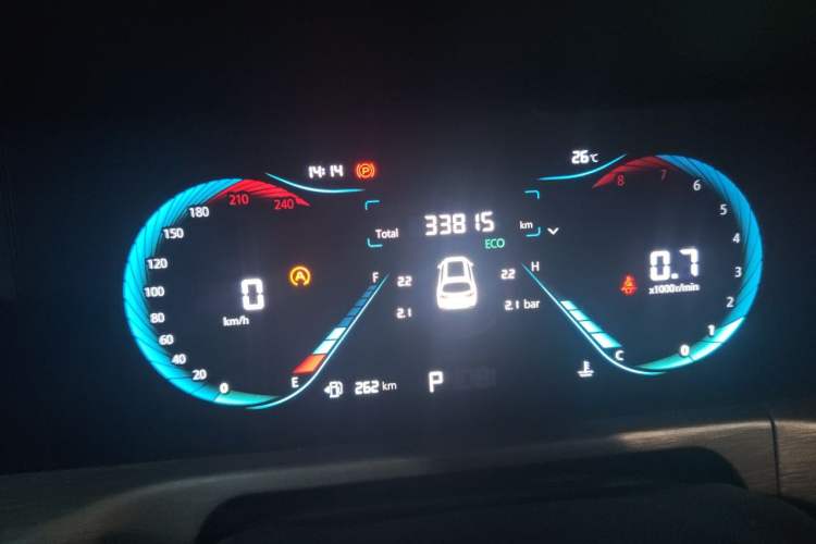 Used CHANGAN CS35PLUS 2022 Blue Whale NE 1.4T DCT Luxury Model Instrument Cluster