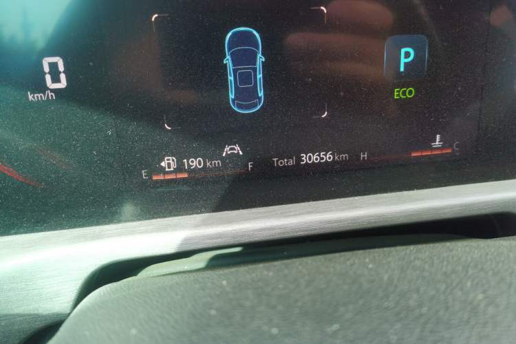 Used CHANGAN CS35PLUS 2022 Blue Whale NE 1.4T DCT Prestige Model Odometer Close Up