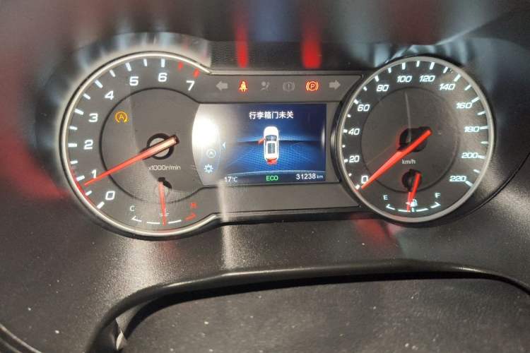 Used CHANGAN CS35PLUS 2022 1.6L Manual Luxury Edition Odometer Close Up