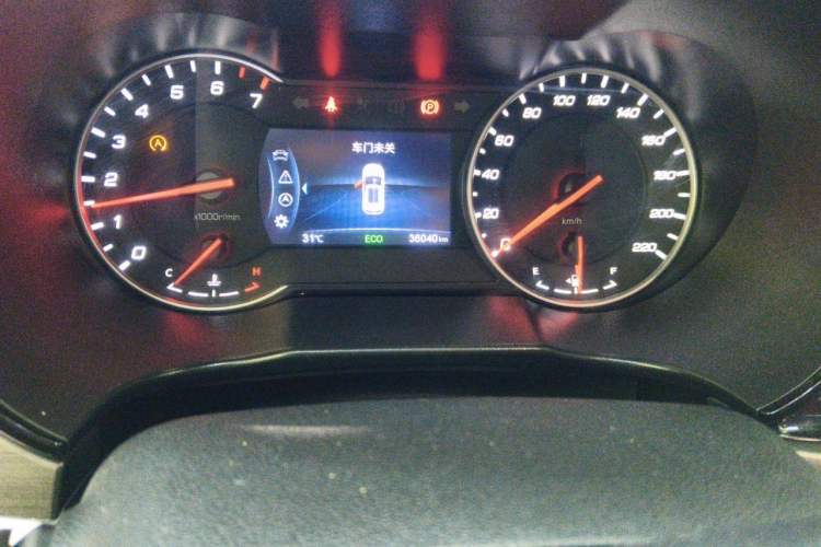 Used CHANGAN CS35PLUS 2022 1.6L Manual Luxury Edition Odometer Close Up