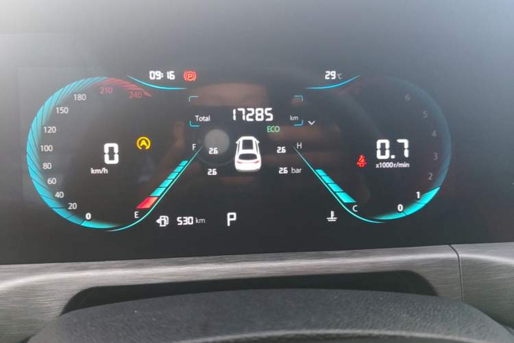 Used CHANGAN CS35PLUS 2023 Enjoy Edition 1.4T DCT Luxury Model Instrument Cluster